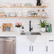5 Inch Black Square Kitchen Cabinet Handles Cabinet Pulls - Kitchen Cabinet Hardware for Cabinet Door ,Drawers,Cupboard and Wardrobe