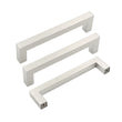 Brushed Nickel Cabinet Pulls，Modern Kitchen Square Cabinet Handles，Stainless Steel Drawer Pulls，Satin Nickel Cabinet Pulls