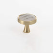 Brushed Brass Dresser Knobs，Zinc Alloy Drawer Knobs，Dresser Knobs with Screws，Pulls Handles for Kitchen Wardrobe Cupboard