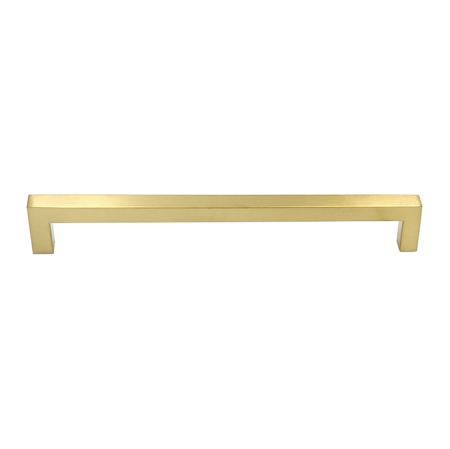 10in Brushed Brass Drawer Pulls,Brushed Gold Cabinet Pulls Gold Hardware for Cabinets(256mm, Hole Centers)