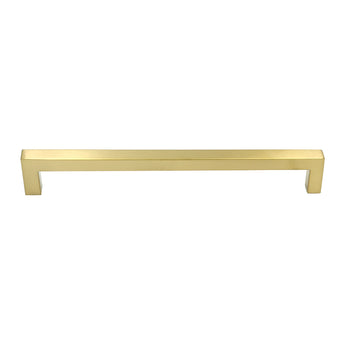 10in Brushed Brass Drawer Pulls,Brushed Gold Cabinet Pulls Gold Hardware for Cabinets(256mm, Hole Centers)