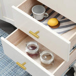 Brushed Brass Cabinet Knobs，2