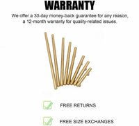 Brushed Brass Cabinet Pulls，Stainless Steel Drawer Handles，5" Hole Center Drawer Pulls and Door Knobs for Dresser Drawers