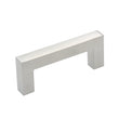 Brushed Nickel Drawer Pulls 3 inch(76mm) Hole Center，Modern Cabinet Hardware Bar Pulls for Drawer Cabinets Cupboard