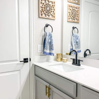 Brushed Brass Cabinet Pulls Gold Cabinet Pulls - 7-1/2" Inch (192mm) Hole Centers
