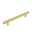 Brushed Brass Cabinet Pulls Gold Cabinet Pulls - 6-1/4" Inch (160mm) Hole Centers