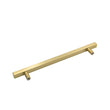 Brushed Brass Cabinet Pulls Gold Cabinet Handles - 8-4/5" Inch (224mm) Hole Centers