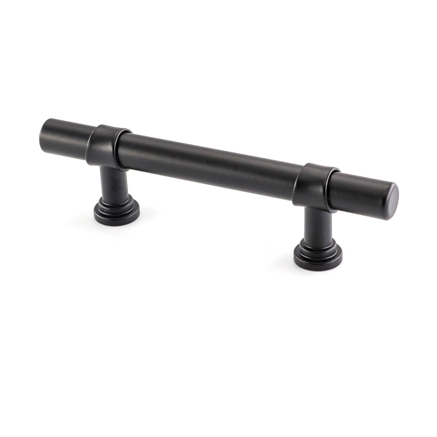3in Kitchen Cabinet Handles Black Drawer Pulls - Matte Black T Bar Handle Pull - 3" (76mm) Hole Centers, 5" Overall Length