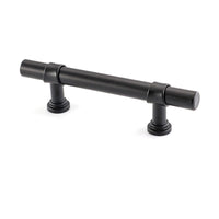 3in Kitchen Cabinet Handles Black Drawer Pulls - Matte Black T Bar Handle Pull - 3" (76mm) Hole Centers, 5" Overall Length
