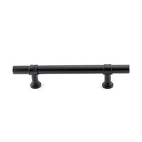 4in Black Drawer Pulls Kitchen Cabinet Handles - Matte Black T Bar Handle Pull - 4" (102mm) Hole Centers, 6.4" Overall Length
