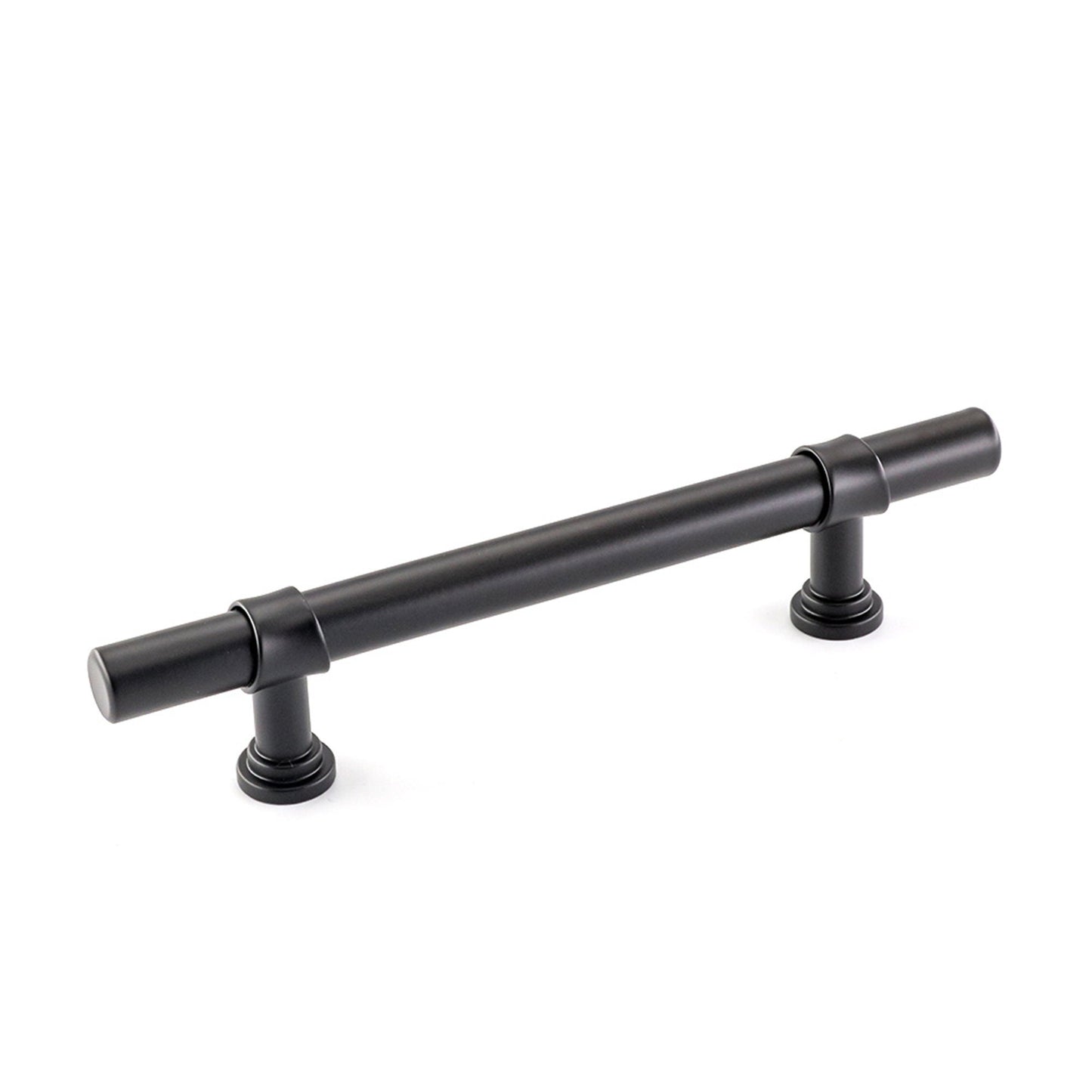 4in Black Drawer Pulls Kitchen Cabinet Handles - Matte Black T Bar Handle Pull - 4" (102mm) Hole Centers, 6.4" Overall Length
