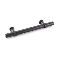 4in Black Drawer Pulls Kitchen Cabinet Handles - Matte Black T Bar Handle Pull - 4" (102mm) Hole Centers, 6.4" Overall Length