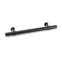 6.25in Black Drawer Pulls Kitchen Cabinet Handles - Matte Black T Bar Handle Pull - 6.25" (160mm) Hole Centers, 8.8" Overall Length