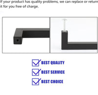 10 Pack 5 Inch(Center to Center) Matte Black Kitchen Cabinet Handles