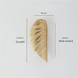 4 Pairs Creative Leaf Shape Handle Knob with Mounting Screws for Kitchen Cupboard Cabinet Wardrobe Drawer Door (Gold, 64mm)