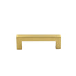 3.5"(90mm) Cabinet Pulls Gold Cabinet Pulls，Gold Cabinet Pulls Square Kitchen Hardware Handles(90mm, Hole Centers)