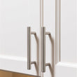 2-1/2 Inch Cabinet Handles Brushed Nickel Cabinet Pulls(64mm, Hole Centers)