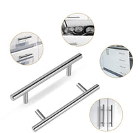 3 Inch Brushed Nickel Cabinet Pulls Modern Cabinet Handles(76mm, Hole Centers)