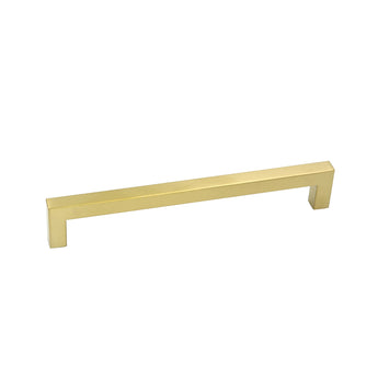 7.5in Cabinet Handles Drawer Pulls，Brass Kitchen Cabinet Hardware Gold Drawer Pulls(192mm，Hole Centers)