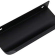 Modern Finger Edge Pulls Tab Pulls，Aluminum Alloy Hidden Handles Kitchen Cupboard Furniture Hardware - (Black，CC: 76mm)