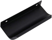 Modern Finger Edge Pulls Tab Pulls，Aluminum Alloy Hidden Handles Kitchen Cupboard Furniture Hardware - (Black，CC: 76mm)