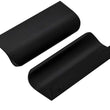 Modern Finger Edge Pulls Tab Pulls，Aluminum Alloy Hidden Handles Kitchen Cupboard Furniture Hardware - (Black，CC: 76mm)