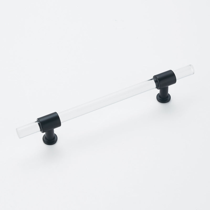 3.75in Black Drawer Pulls Kitchen Cabinet Handles - Matte Black T Bar Handle Pull 3 75 96mm Hole Centers 5 9 Overall Length