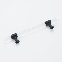 Black Cabinet Pulls Arcylic Drawer Pulls - New Acrylic Pulls - Hole Centers(Knob,2.5",3",3.5",3.75",4",5",6.25",7.5")