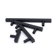 Black Kitchen Cabinet Handles Square Cabinet Drawer Pulls - Stainless Steel Cabinet Handles - Hole Centers(3.5"，3.7.5"，4")