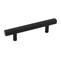 Black Kitchen Cabinet Handles Square Cabinet Drawer Pulls - Stainless Steel Cabinet Handles - Hole Centers(3.5"，3.7.5"，4")