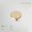 Children Room Knobs - Color Macaron Pattern - 1.38 Inch Round Drawer Pulls - Single Hole Knobs for Kitchen Bathroom Kids Room Girls Room