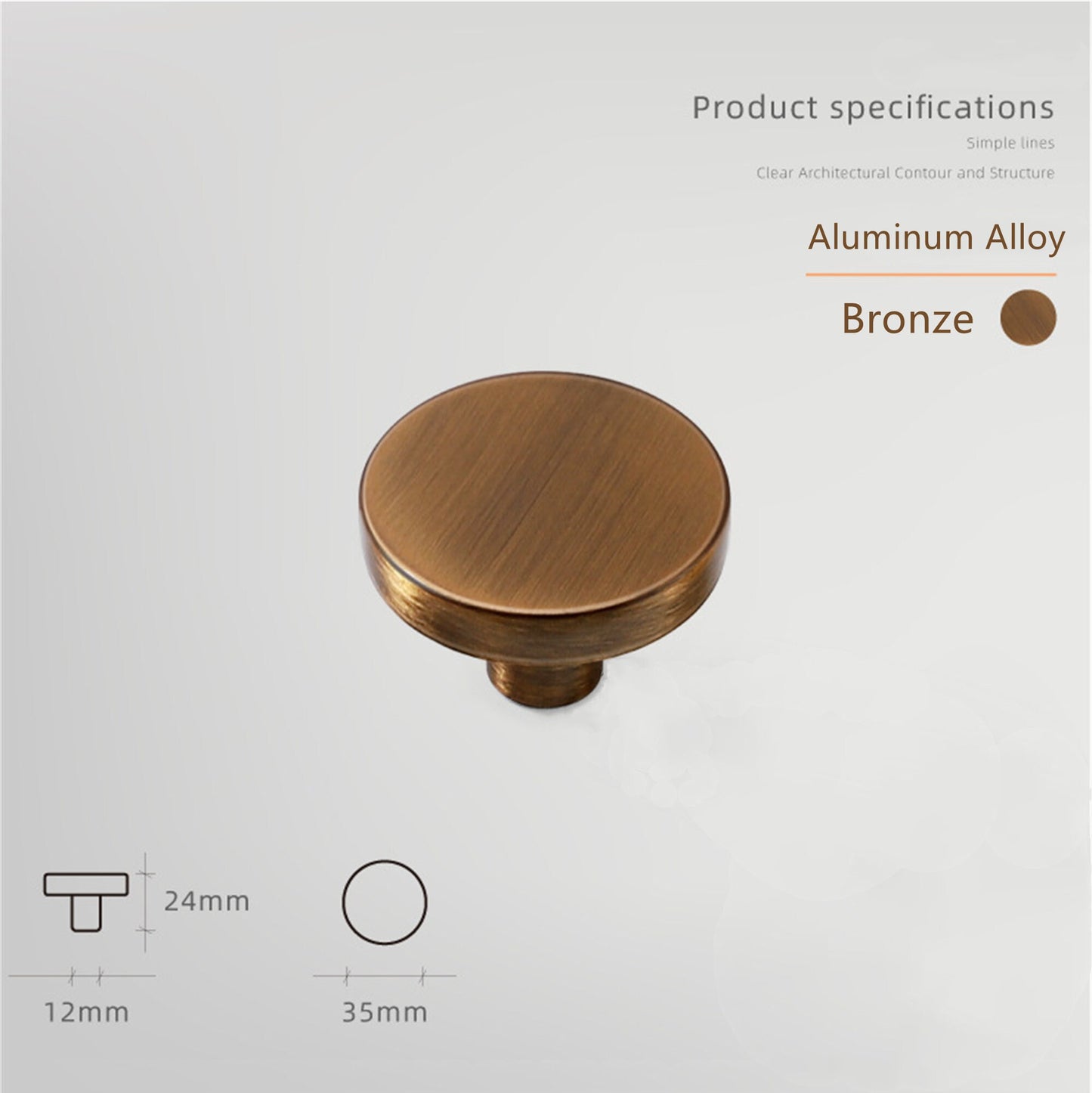 Children Room Knobs - Color Macaron Pattern - 1.38 Inch Round Drawer Pulls - Single Hole Knobs for Kitchen Bathroom Kids Room Girls Room