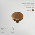 Children Room Knobs - Color Macaron Pattern - 1.38 Inch Round Drawer Pulls - Single Hole Knobs for Kitchen Bathroom Kids Room Girls Room
