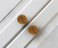 Children Room Knobs - Color Macaron Pattern - 1.38 Inch Round Drawer Pulls - Single Hole Knobs for Kitchen Bathroom Kids Room Girls Room