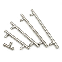 3 Inch Brushed Nickel Cabinet Pulls Modern Cabinet Handles(76mm, Hole Centers)