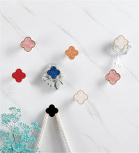 Four Leaf Clover Shape T Knobs, Zinc Alloy Round Knobs, 1.25"(32mm) Brass Door Knobs for Home, Kitchen, Bathroom, Office and More