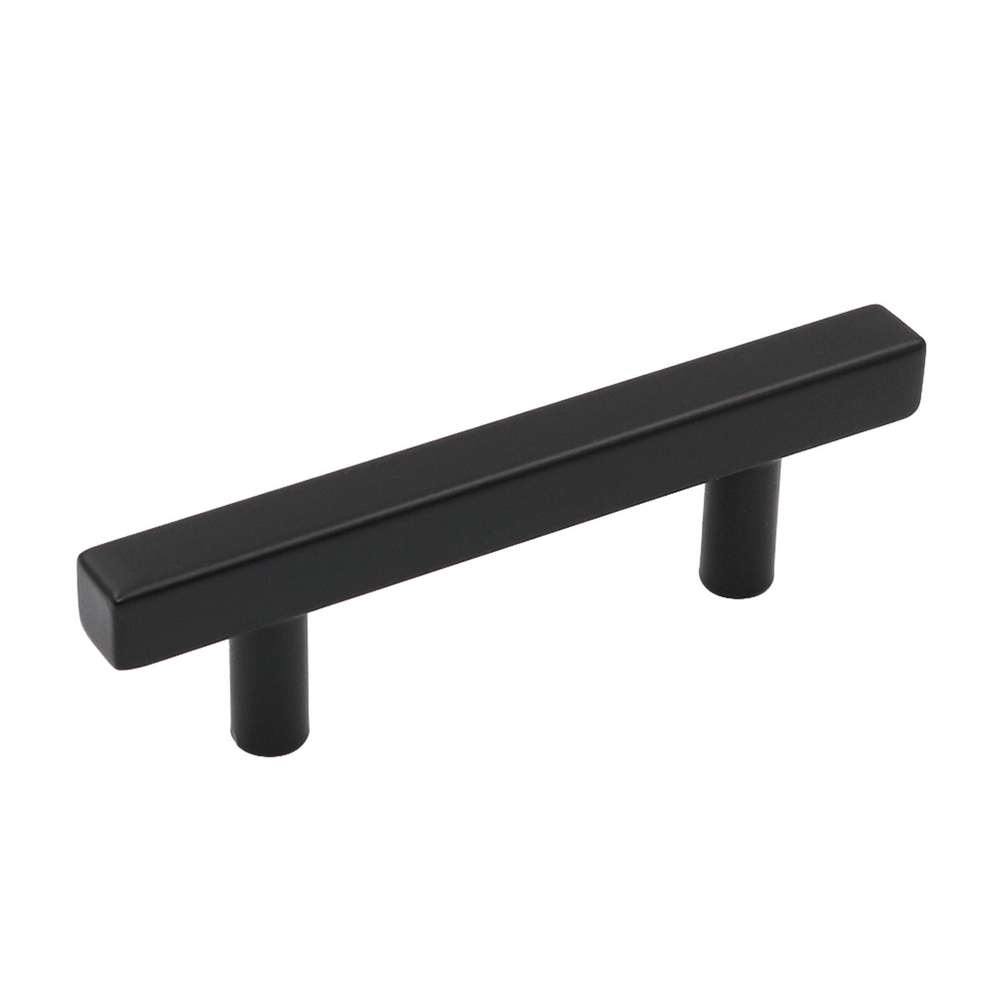 Matte Black Cabinet Knobs Furniture Hardware Drawer Pulls - Stainless Steel Cabinet Handles - Hole Centers(Knob，2.5"，3")