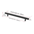 Matte Black Cabinet Pulls Kitchen Cabinet Handles - Large Size Handles - Hole Centers(7.5"，8"，8.8"，10")