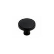 1-1/4 Inch Matte Black Kitchen Cabinet Knobs，Solid Dresser Knobs Drawer Knobs for Cupboard Drawer Pulls