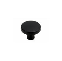 1-1/4 Inch Matte Black Kitchen Cabinet Knobs，Solid Dresser Knobs Drawer Knobs for Cupboard Drawer Pulls