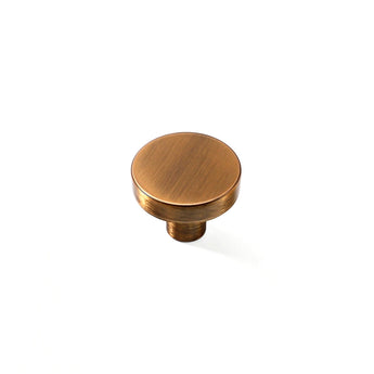 Aluminum Alloy Cabinet Knobs - Color Macaron Pattern - 1.18 Inch Round Drawer Pulls - Single Hole Knobs for Drawer Dressers Cabinet Cupboard