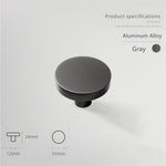 Children Room Knobs - Color Macaron Pattern - 1.38 Inch Round Drawer Pulls - Single Hole Knobs for Kitchen Bathroom Kids Room Girls Room