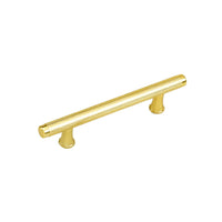 Knurled Texture Drawer Pulls Gold Cabinet Handles - Round Bar Series - Hole Centers (Knob,3.75",5",6.25",7.5",8.8",10")