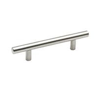 3-1/2 Inch Brushed Nickel Cabinet Pulls Modern Cabinet Handles(90mm, Hole Centers)