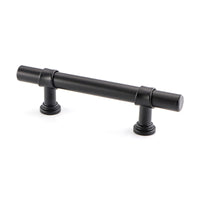 3 Inch Hole Center Cabinet Handles Pulls for Kitchen Stainless Steel Matte Black Drawer Pulls ( 5" Length ）