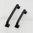 3.75 Inch Matte Black Cabinet Handles for Bathroom, Wardrobe, Bedroom