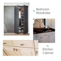 3-1/2"(90mm) Hole Center Cabinet Handles Pulls for Kitchen Stainless Steel Brushed Nickel Drawer Pulls ( 6" Length ）