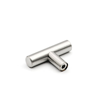 2 Inch Cabinet Knobs Brushed Nickel Drawer Knobs(Single Hole, Hole Centers)