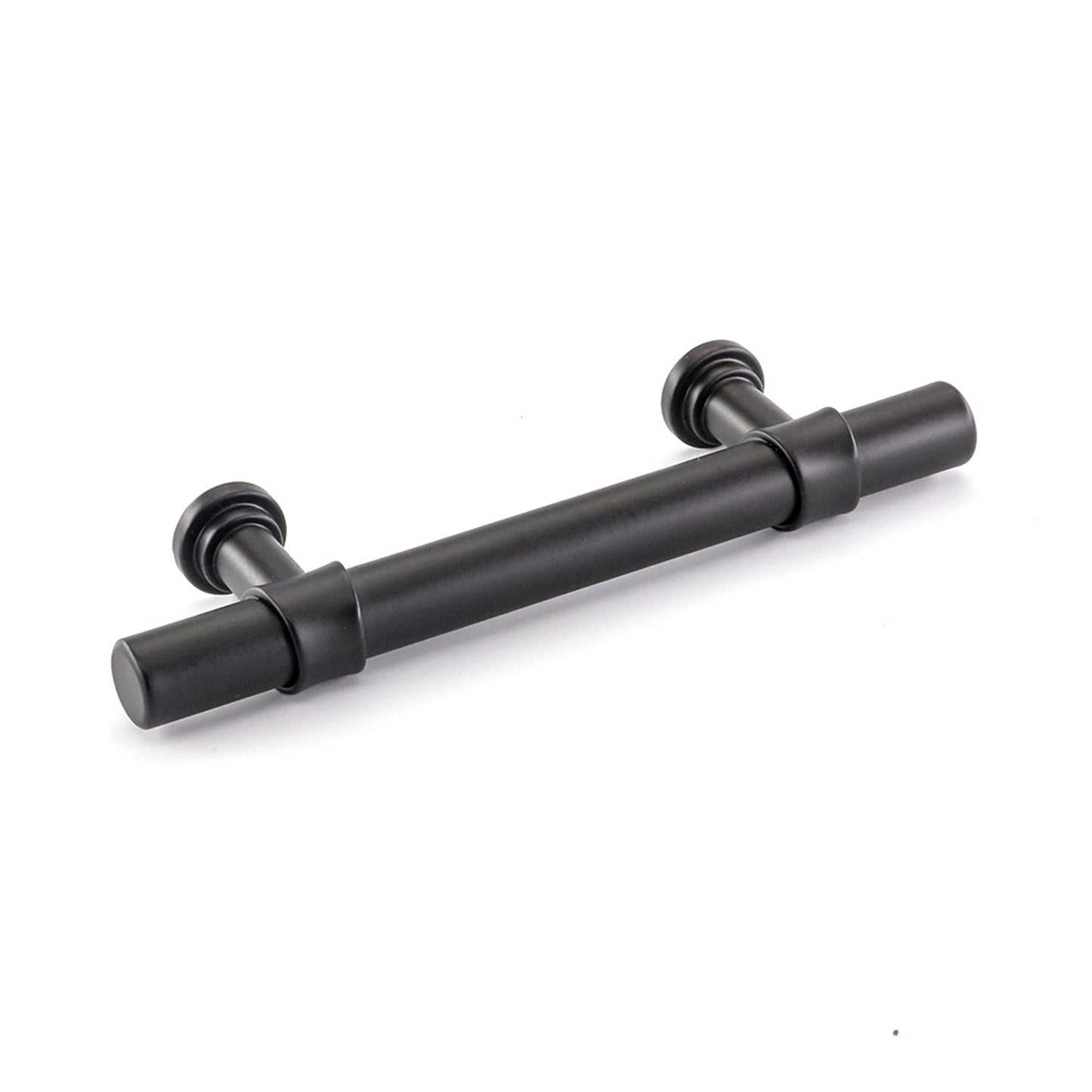 3 Inch Hole Center Cabinet Handles Pulls for Kitchen Stainless Steel Matte Black Drawer Pulls ( 5" Length ）