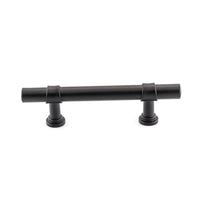 3 Inch Hole Center Cabinet Handles Pulls for Kitchen Stainless Steel Matte Black Drawer Pulls ( 5" Length ）